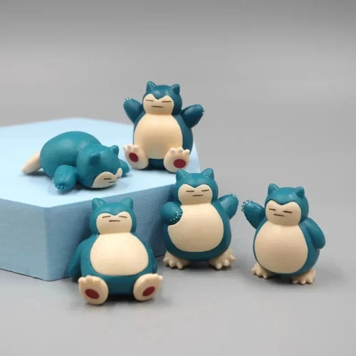 Snorlax mini figures - 5x,