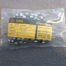 JOBLOT 20 x ISKRA 250pF 0.25nF 10% 630v POLYSTYRENE CAPACITOR (MY-932)