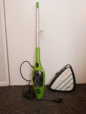 steam mop only brand new, green, very good condition