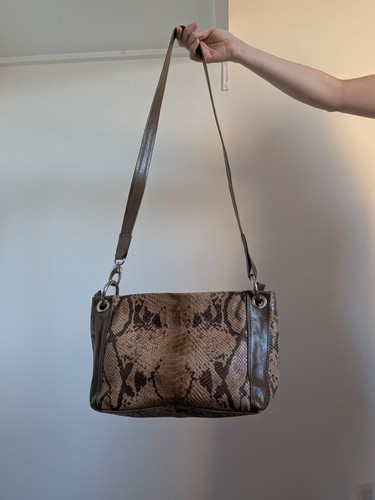 Snake embossed leather multi - leather,