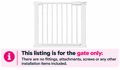 Cuggl stair gate - gate, white