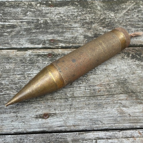 Huge 3lb brass - 8", plumb