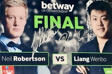 Neil Robertson And Liang Wenbo