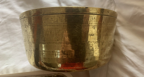 Antique vintage brass jam - antique,