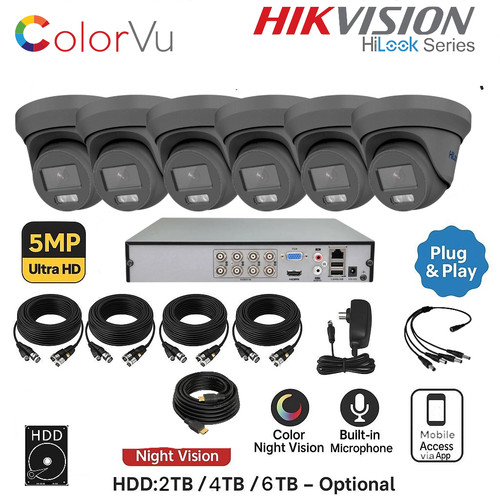 Hilook hikvision 5mp colorvu - 5mp,
