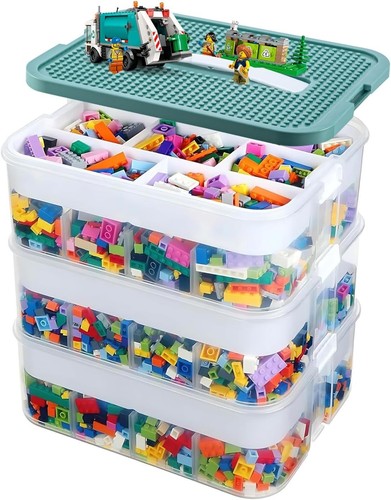 Tier storage boxes for - storage, lego