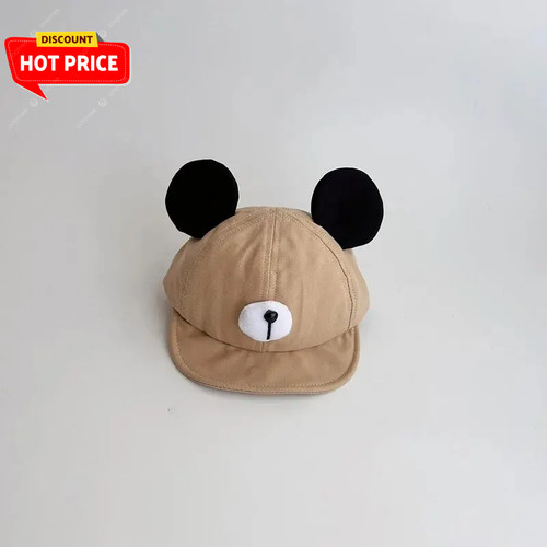 Bear ear baby hat - ear, cotton