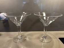 Large Martini Glasses Pair