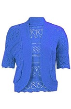 Ladies Women's Crochet Bolero