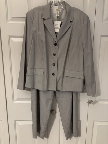 Talbots pinstripe pant suit