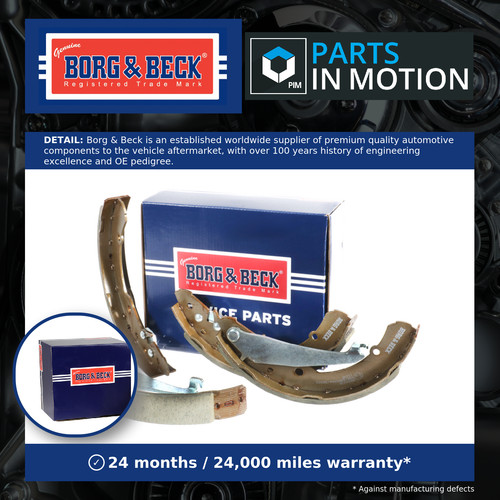 Brake shoes set - brake, borg
