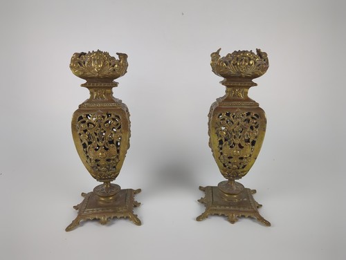 Ornate pierced french ormolu - ornate,
