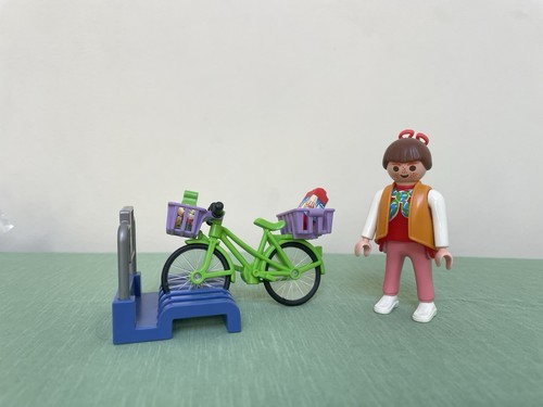 Playmobil girl with bike - playmobil,