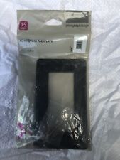 Knightsbridge Screwless 4G Modular Faceplate - Matt Black