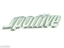 Genuine New VAUXHALL SPORTIVE