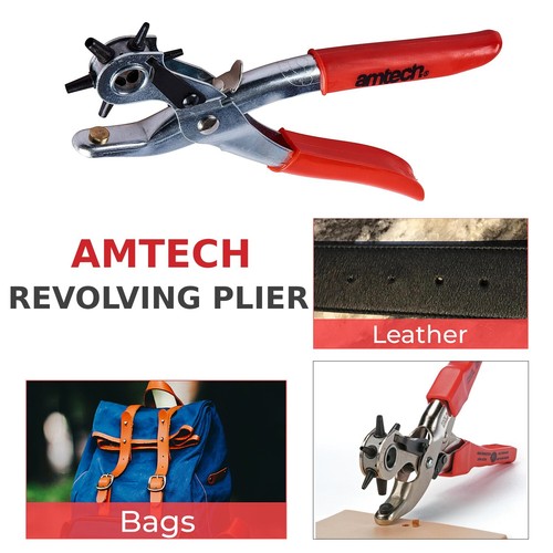 Amtech leather hole - leather, punch
