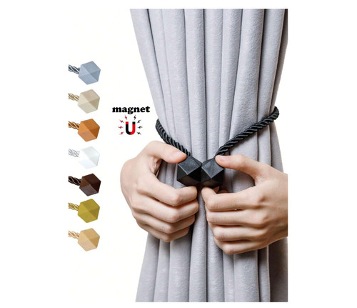 Magnetic curtain tie backs - 2x,