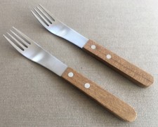 2 Forks Farmers Cutlery Teak