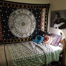 Indian zodiac tapestry wall - zodiac,