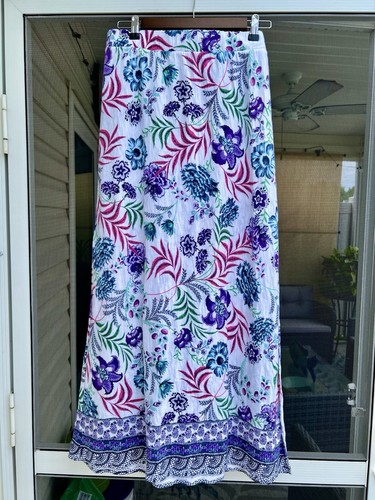 Chicos floral cotton maxi - chicos,