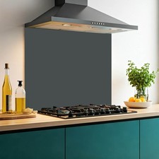 Black Green Glass Kitchen