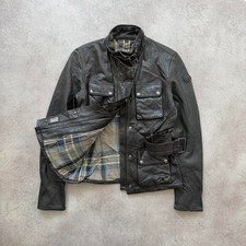 Belstaff black leather jacket