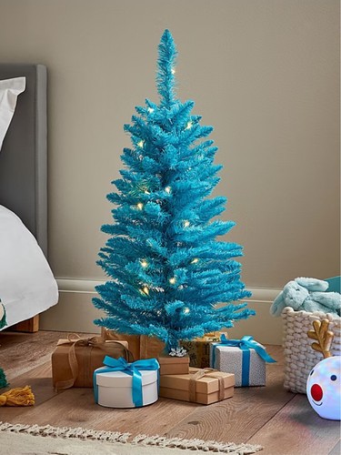 3ft blue pre - blue, christmas