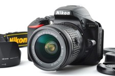 Nikon D5600 Black 24.1MP DSLR Camera 18-55mm VR Lens Kit [1226 Shots Top-MINT]