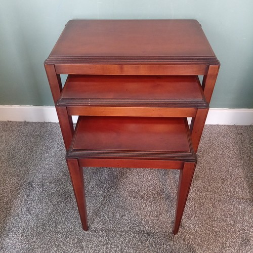 Vintage mahogany nest 3 - vintage,