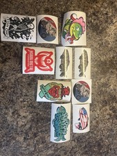 Collection of Fishing Stickers