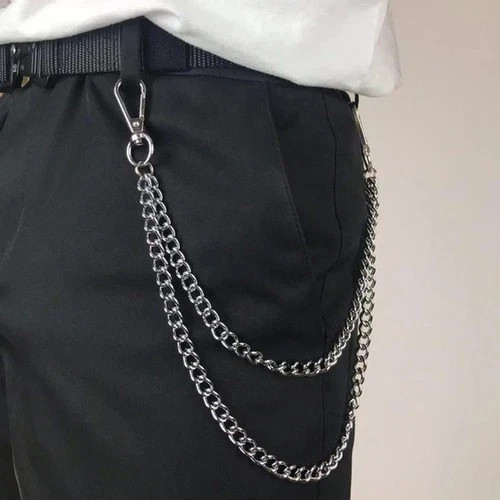 Double chains gothic hip hop - chains,