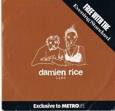 Damien Rice - Live - N/Paper  - CD Album Evening Standard Metro