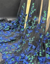 3D Butterfly Applique Lace