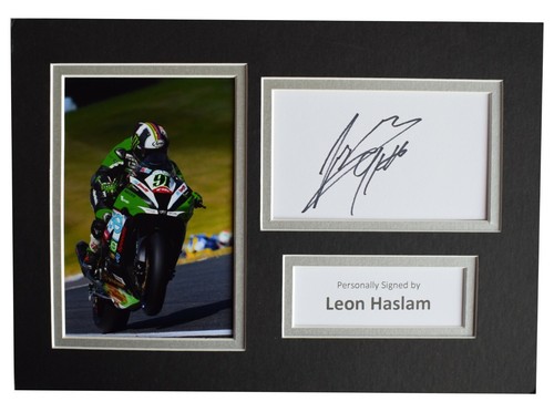 Leon haslam signed - leon,