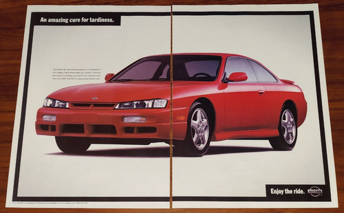 Nissan 240sx print magazine - ad,
