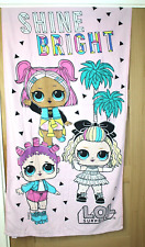 LOL Shine Bright Surprise Bath Pink Towel Primark