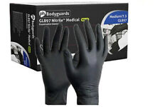 Black Nitrile Gloves (Powder &