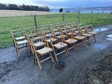 Vintage Wooden Folding Chairs / Sports Club Chairs School / Lab / Cafe Chairs
