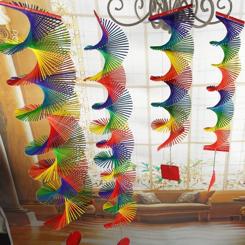 Rainbow color spiral wind - color,