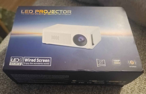 Led projector white 1080p - led,