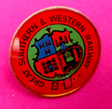 Great Southern & Western Railway badge . FREE POST