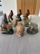 Beswick quirky whiskey decanter set of 9, excellent condition - 1 with contents