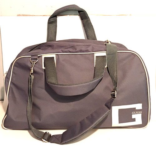 Guess gray duffel bag - guess,