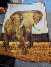 Large Elephant Throw Roughly