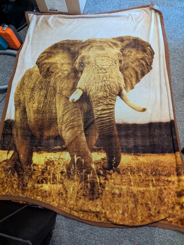 Large elephant throw roughly - large,