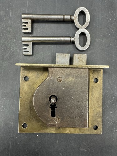 Antique drawer lock - drawer, lock,