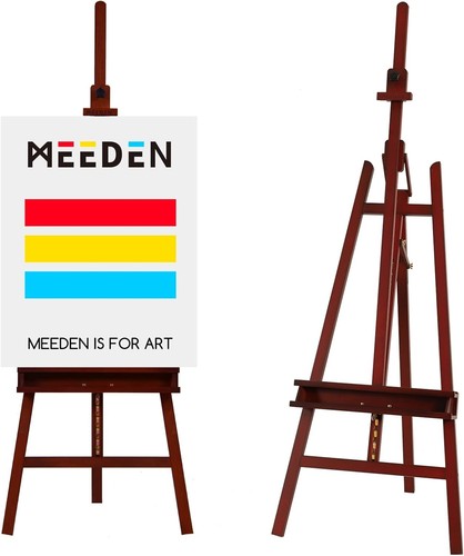 Walnut large painters easel - large,