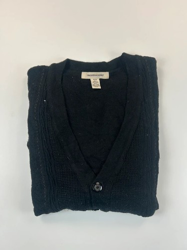 Pronto uomo black - black, knit