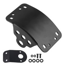 Motorcycle side mount - side, license
