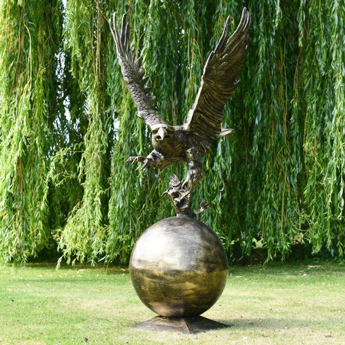 Large golden eagle ball - golden,
